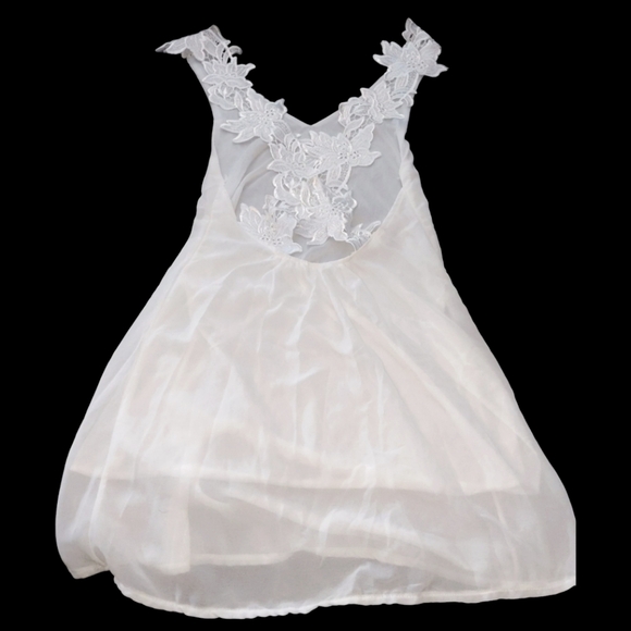 Long Flowy Lace Dress/Top Size S - Picture 3 of 6